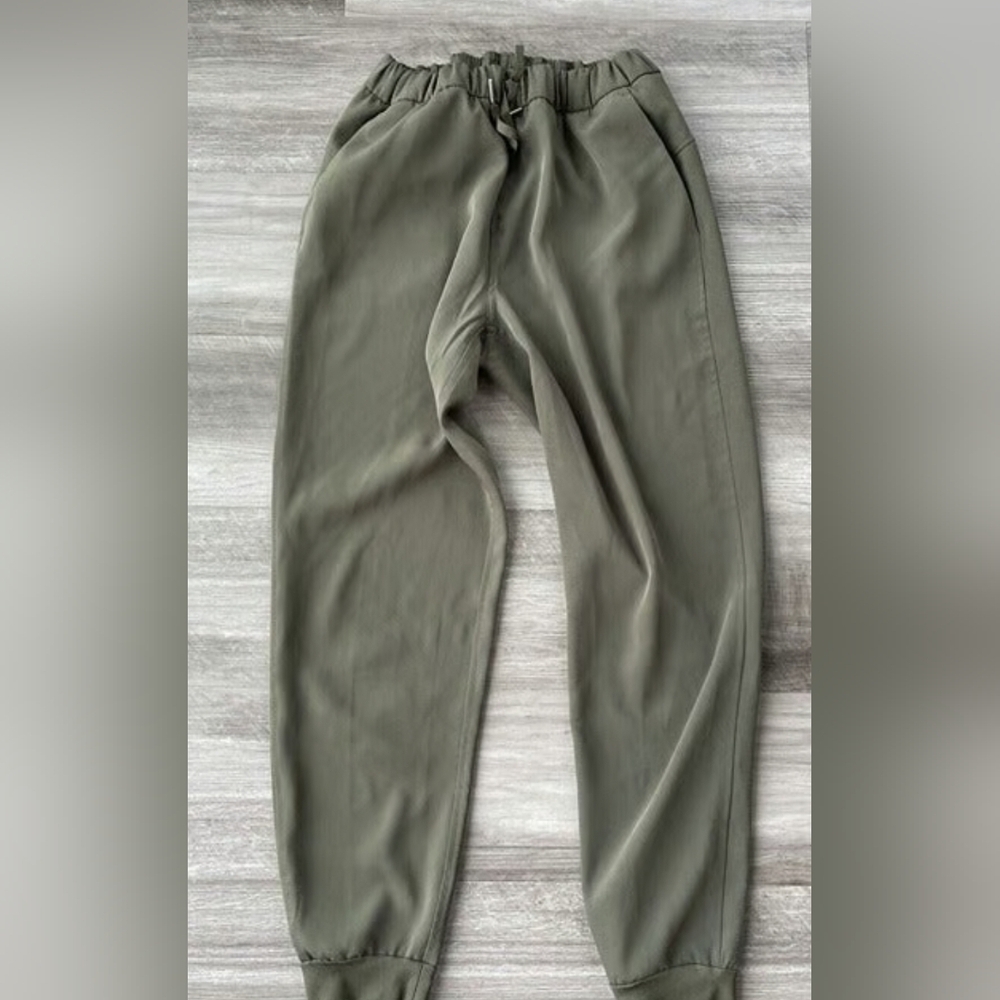 Dark Green Casual Avia Joggers
